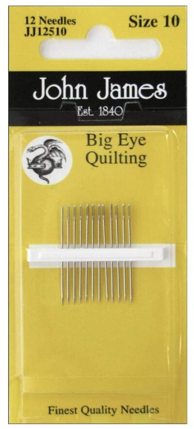 John James Big Eye Quilting Needles Size 10